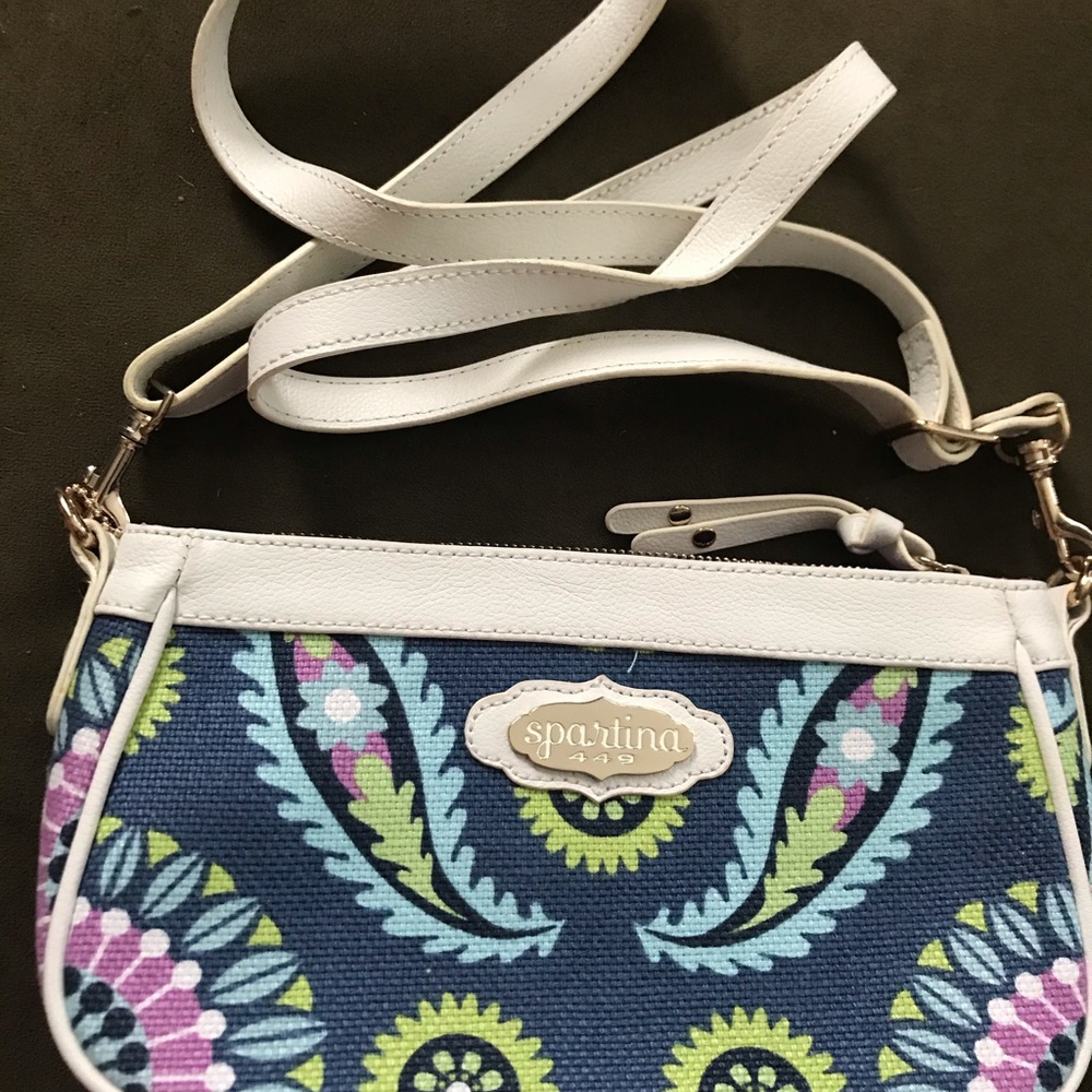 Crossbody - multi colored canvas